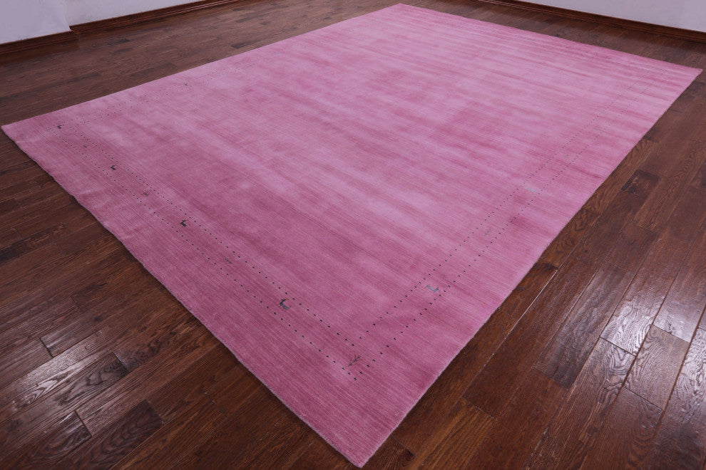 Persian Gabbeh Handmade Wool Rug 10' 0" X 14' 0" - Q15323