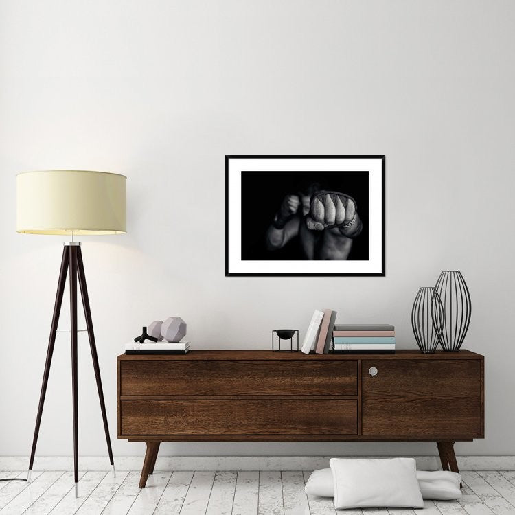 "Left Wing" Framed Digital Print by Adrian Vrican, 38"x29"