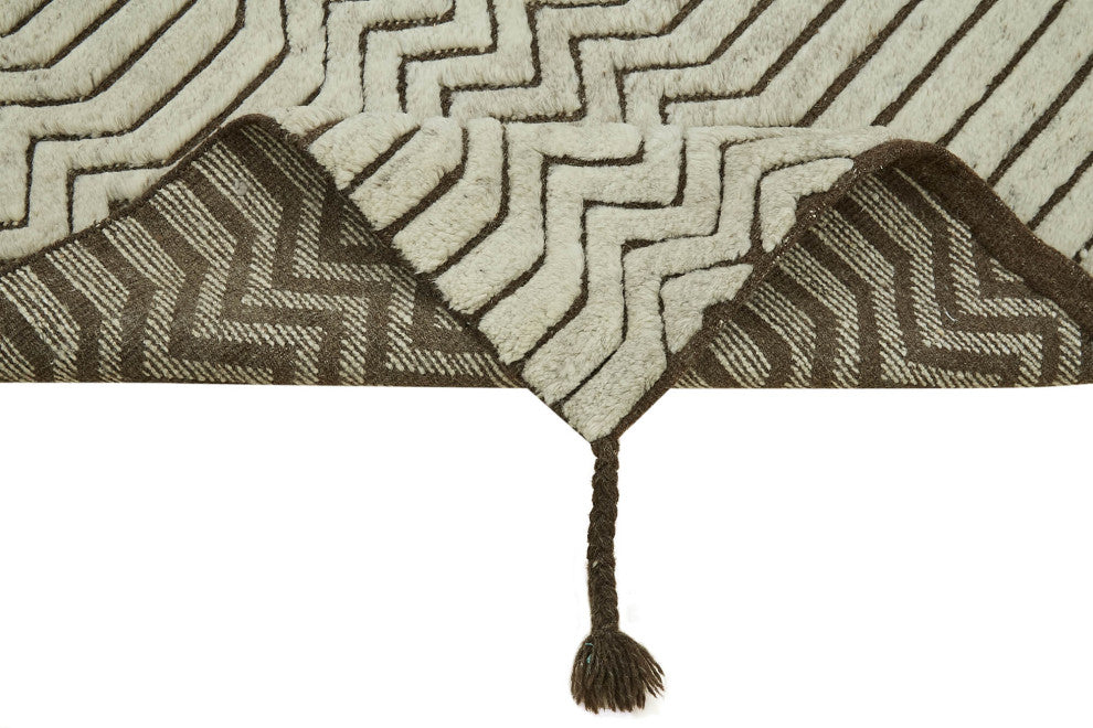 Rug N Carpet - Handmade One-of-a-Kind 3' 0" x 4' 10" Moroccan Runner Rug