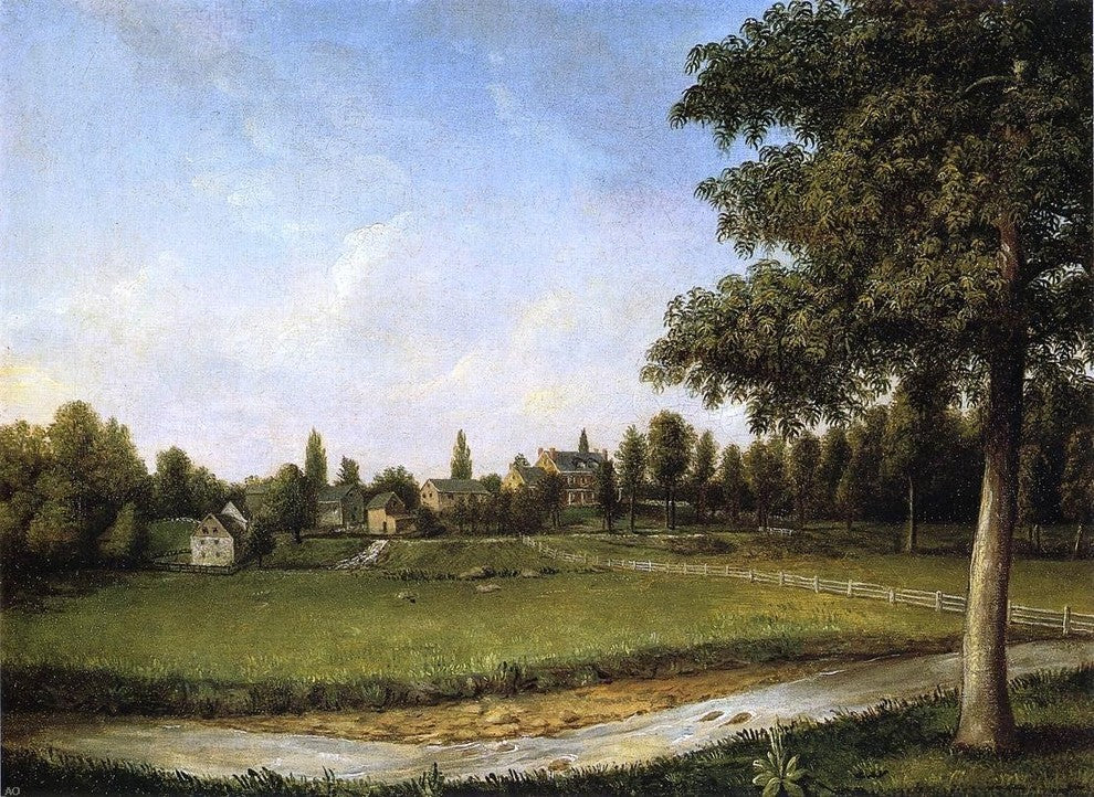 Charles Willson Peale Millbank, Gallery Wrapped Canvas Print, 21"x28"