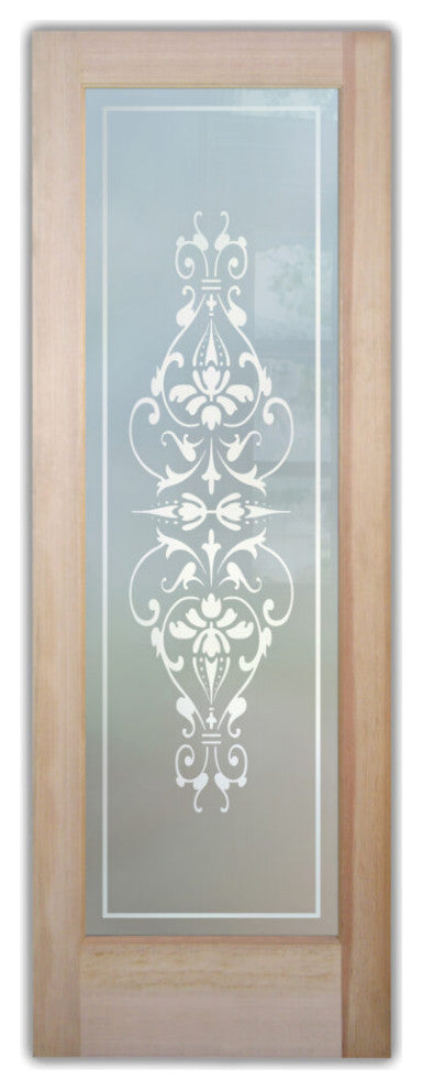 Interior Prehung Door or Interior Slab Door - Bordeaux - Primed - 30" x 80"...