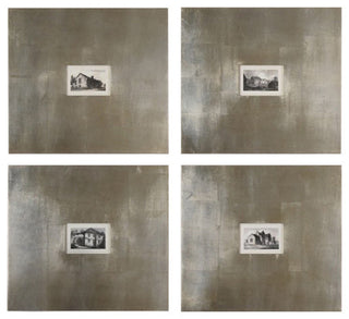 Uttermost Historical Buildings IV Art Set of 4