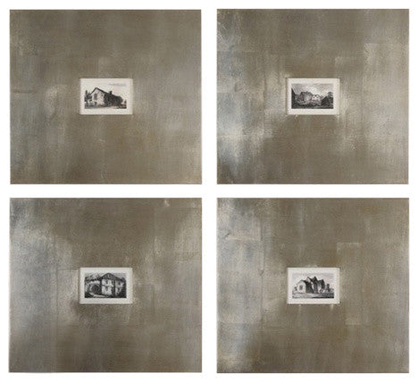 Uttermost Historical Buildings IV Art Set of 4