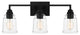 Quoizel MCI8624MBK 3-Light Bath, McIntire