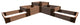 Classic Sienna 'Yosemite Falls' 6' X 6' X 22" Raised Bed - 2" Profile