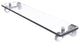Pacific Grove 22" Glass Shelf with Dotted Accents, Matte White
