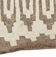 Hand Felted Wool Pillow, Scandinavian Design on Gray, 20"