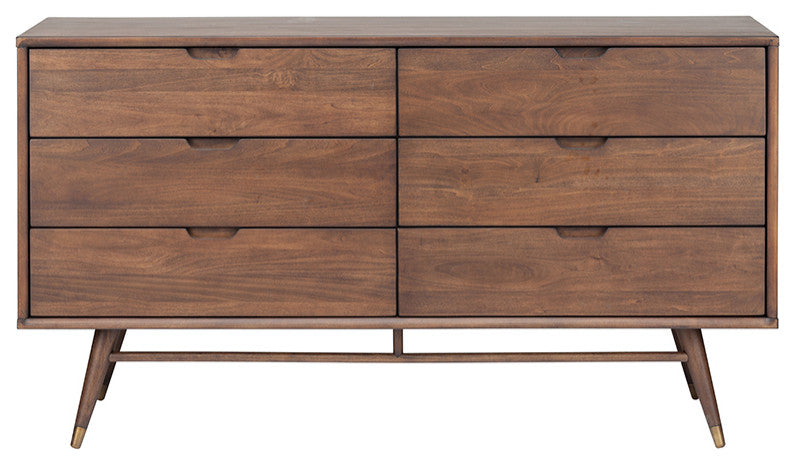 Daniel 6-Drawer Dresser, Walnut
