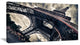 "Paris Eiffel Tower in Grungy Dramatic Style" Cityscape Art, 32"x16"
