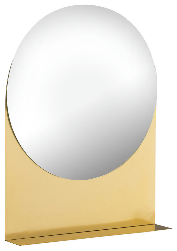 TOV Furniture Trigg Round Accent Mirror