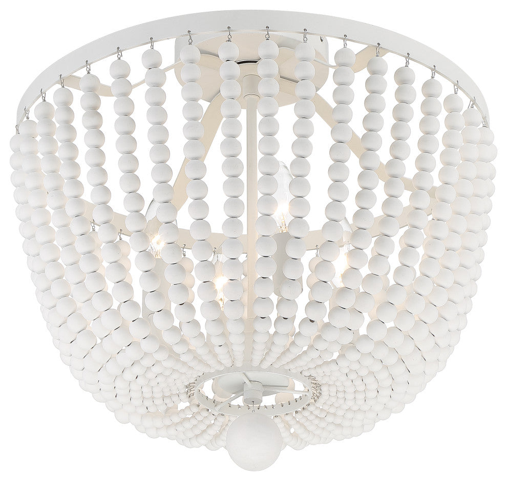 Rylee 4 Light Matte White Ceiling Mount