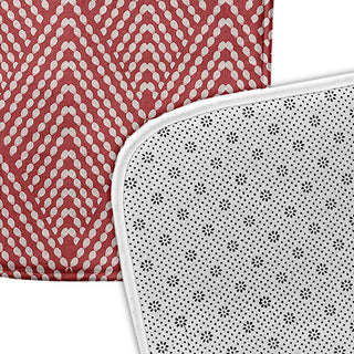 24" x 17" Lifeflor Diamond Bathmat, Ligonberry Red