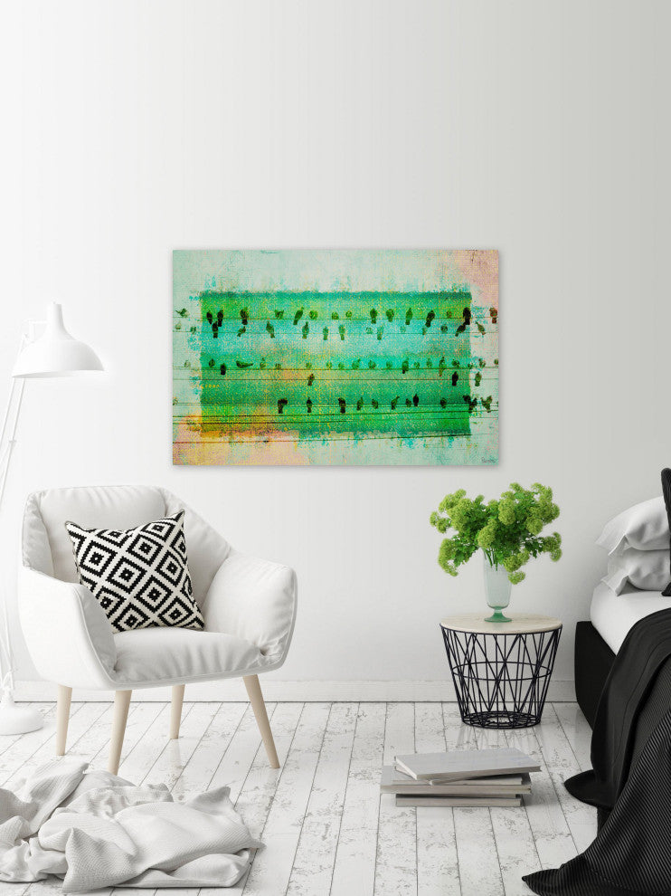 "Wire Nap" Fine Art Canvas Print, 24"x16"