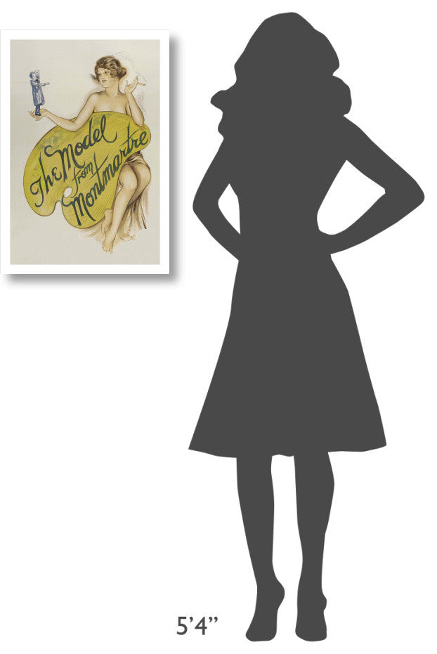 "Vintage Film Posters: Model from Montmartre" Paper Print, 18"x26"