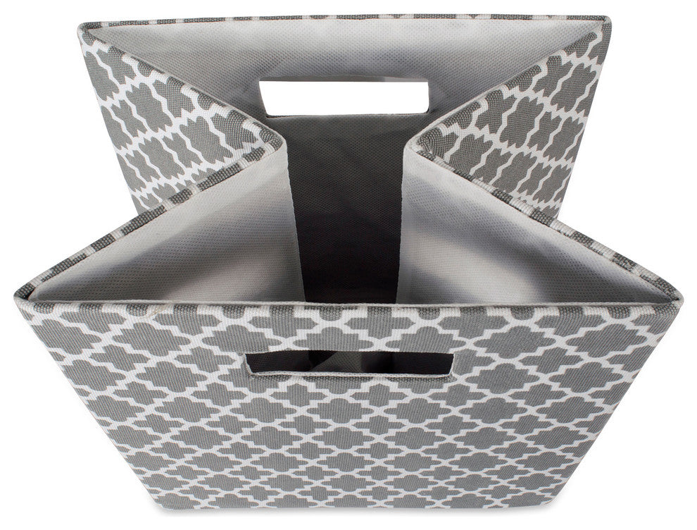 DII Polyester Cube Lattice Gray Square 11x11x11"