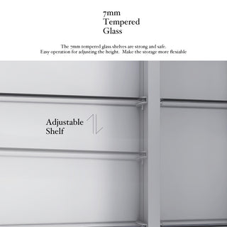 36" Rectangular Aluminum Recessed Mount/Surface Mount Medicine Cabinet
