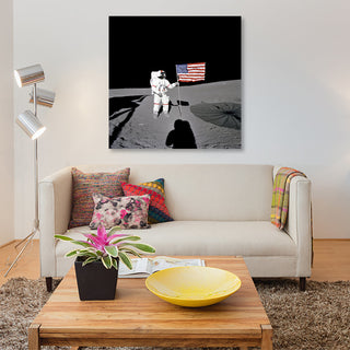 "Apollo 14 Shepard" by NASA, Canvas Print, 37x37"