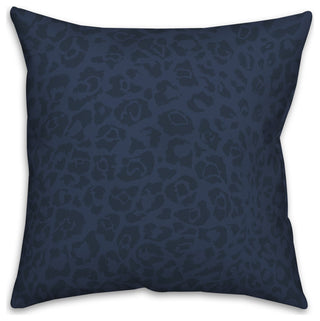 Blue Cat Print 18x18 Indoor/Outdoor Pillow