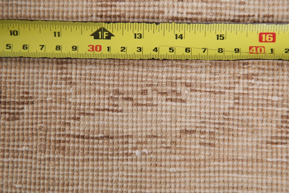 Consigned, Handmade Oriental Vintage Worn Persian Faded Distressed Rug, 9'x12'