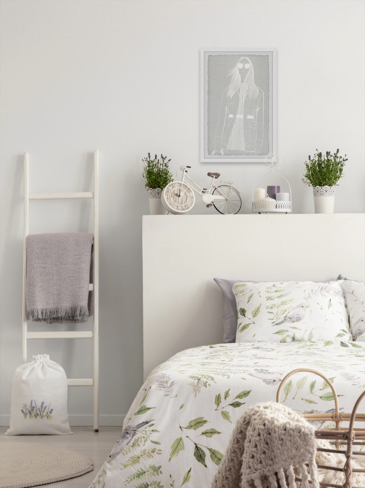 "Hippie Thoughts" Framed Painting Print, 24x36