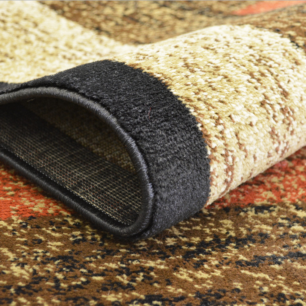 Rustic Panel Rug, 26"x39"
