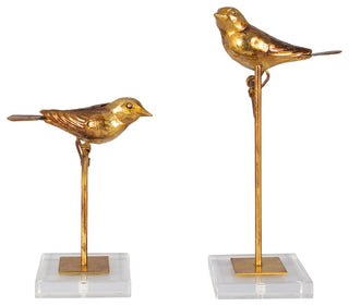 Uttermost Passerines Bird Sculptures, Set of 2