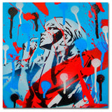 Abstract Graffiti 'Comic Splash' Canvas Art, 18" x 18"