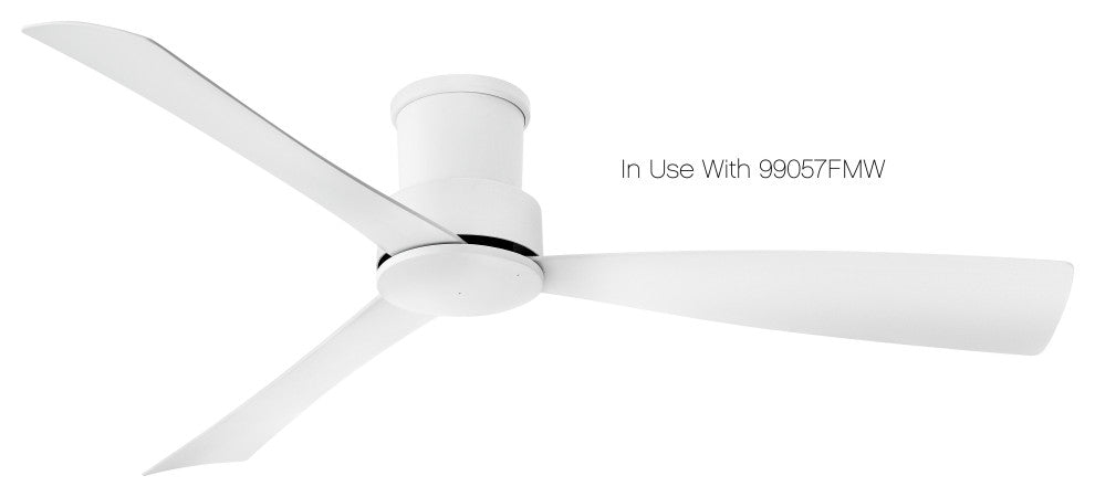 Hinkley Iver 56" Led Fan, Matte White
