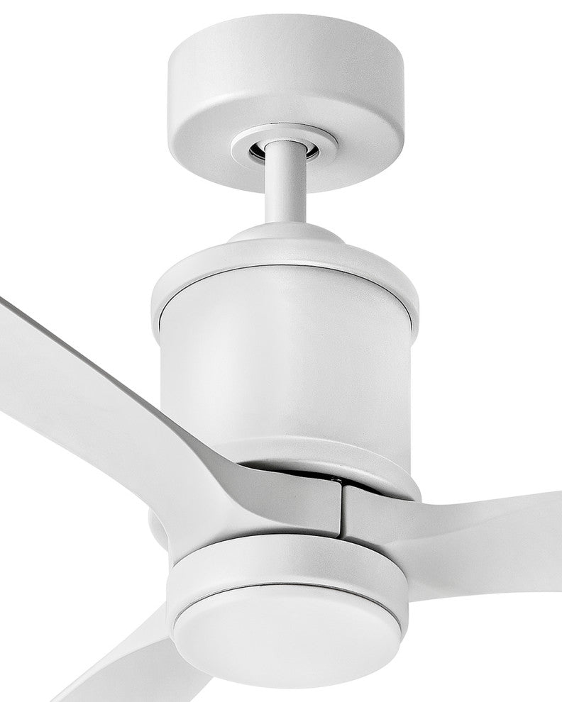 Hinkley Hover 52" LED Indoor/Outdoor Ceiling Fan, Matte White