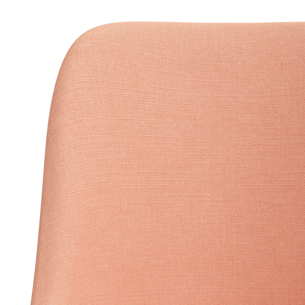 Dining Chair, Linen Apricot