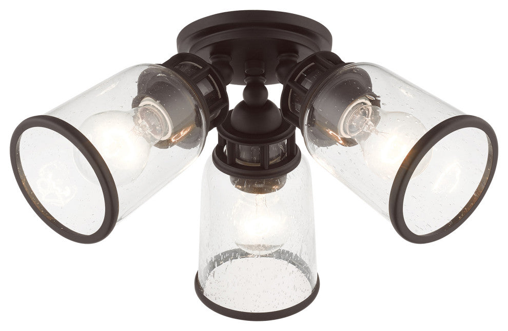 Bronze Industrial, Nostalgic, Transitional, Modern Classic Flush Mount