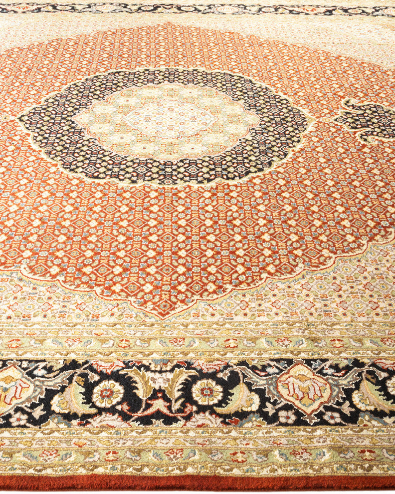 Mogul, One-of-a-Kind Hand-Knotted Area Rug Orange, 8'1"x10'5"