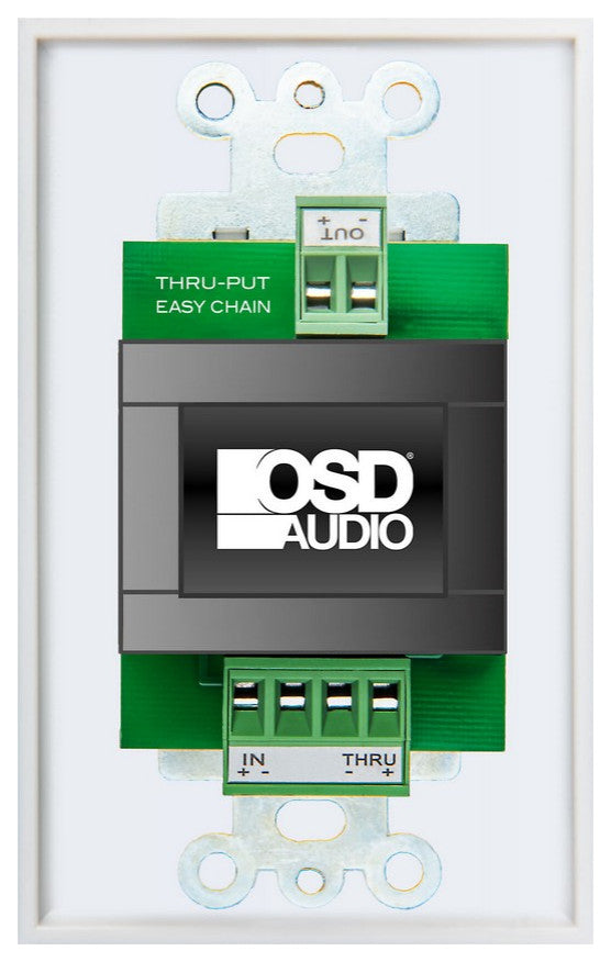 50W High Power Commercial 25/70V In-Wall Rotary Volume Control, Daisy Chain