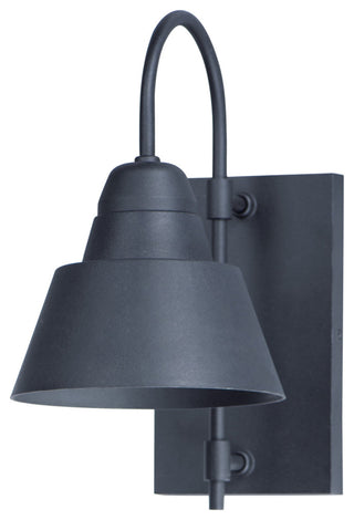 Maxim 10103 Shoreline 15" Tall Outdoor Wall Sconce - 13" - Black