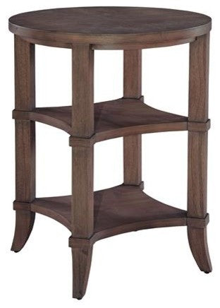 Hekman Urban Retreat Round Lamp Table, Sumatra Finish