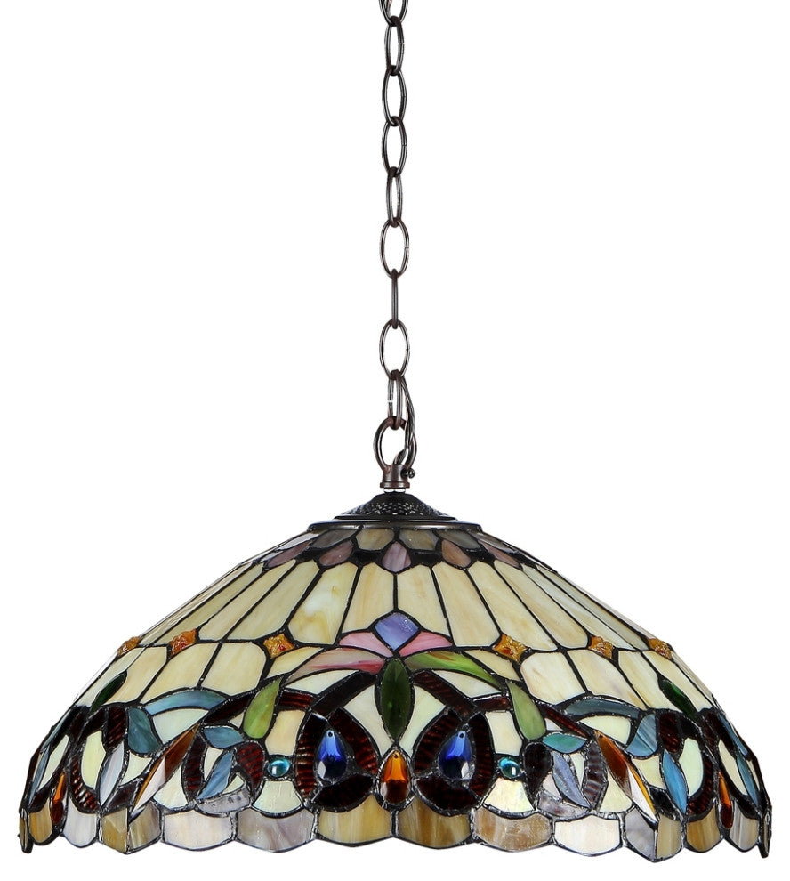 CHLOE Lighting CH33353VR16-DH2 SERENITY Victorian 2 Light Pendant 16`` Wide