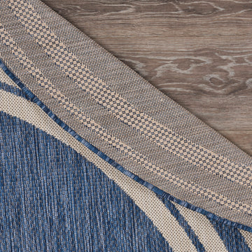 Nautical Navigation Indoor Outdoor Rug, 7'6" Round