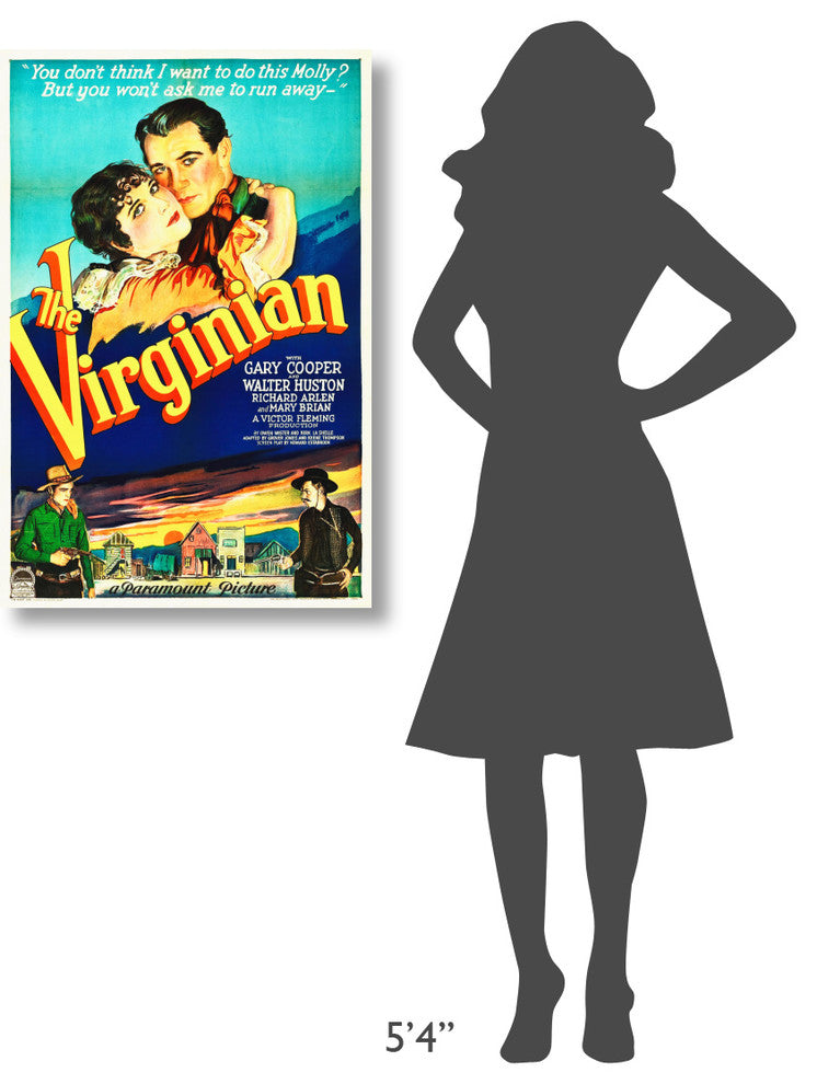 "The Virginian" Stretched Canvas Giclee by Hollywood Photo Archive, 24x36"