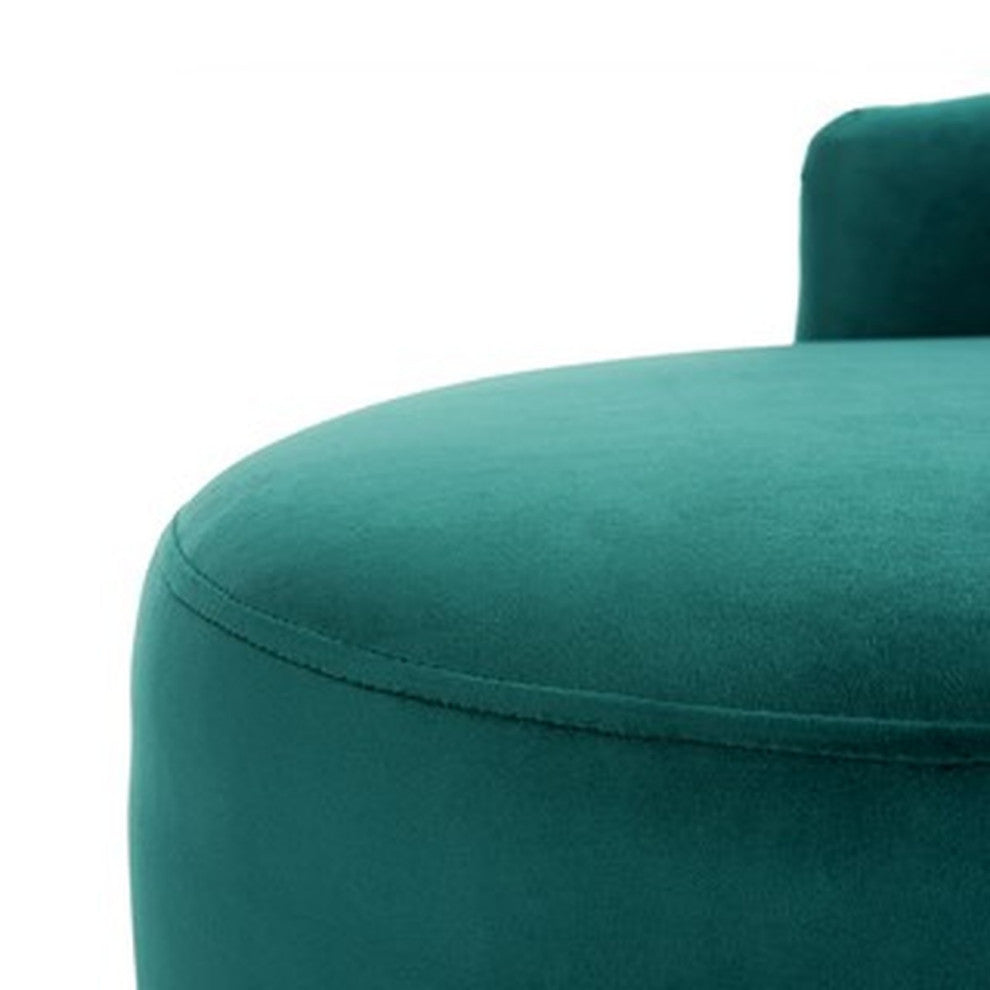 Safavieh Evangeline Parisian Settee, Emerald/Black