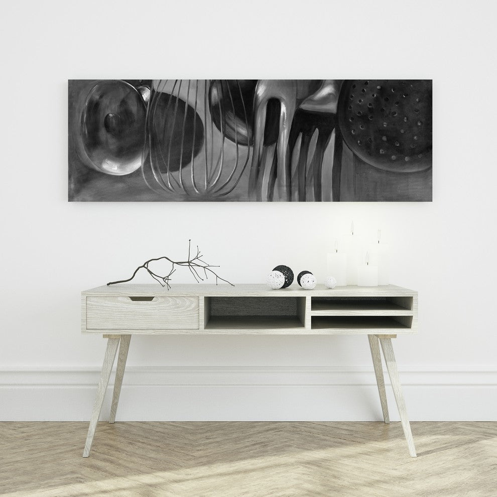 Kitchen Tools Print on Wrapped Canvas