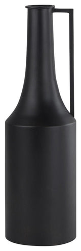 Aubrey Medium 18.0H Black Iron Flower Jug Vase