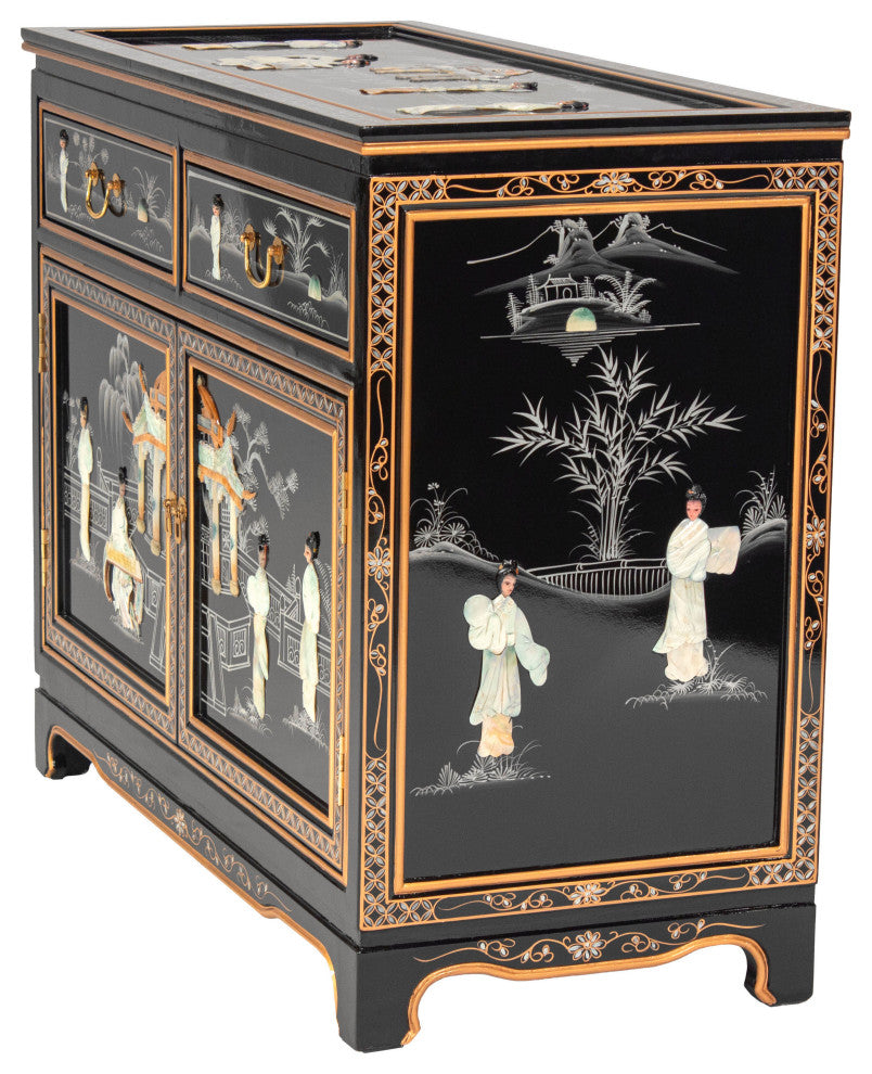 Black Lacquer Sideboard Royal Ladies