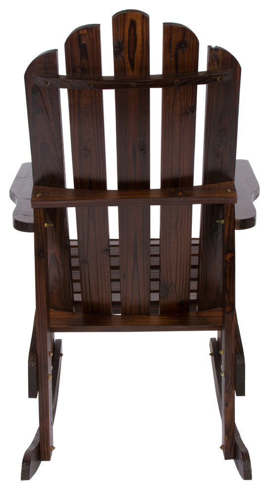 Marina Porch Rocker, Burnt Brown