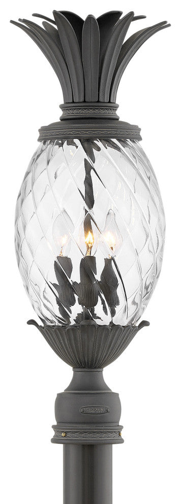 Hinkley Lighting 2121 Plantation 120v 3 Light 25" Tall Post Light - Museum