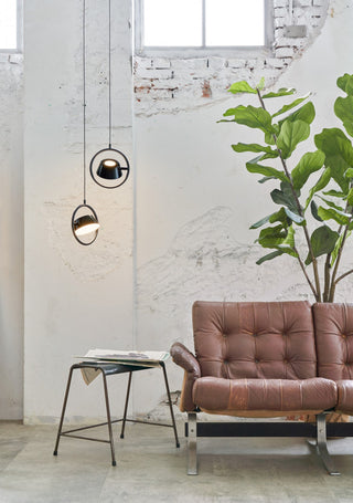 OLO RING Pendant, Black/Shiny Black