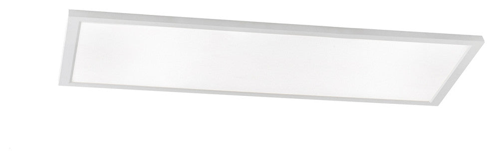 Lugano 48" x 24" LED Linear Flush Mount, White