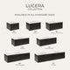Lucera Wall Mount Vessel Sink Bathroom Cabinet, White, 24"