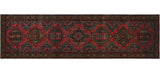 Semi Antique Farrin Rose Runner, 3'6x12'2