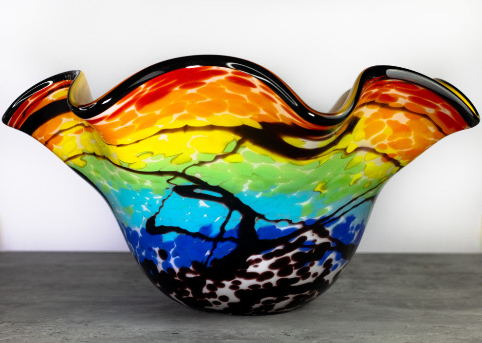 Allure Wavy Bowl 17"x8"