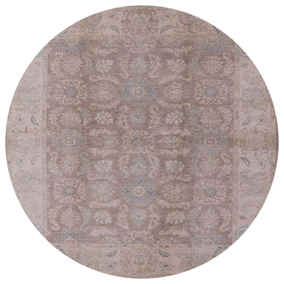 Ahgly Company Indoor Round Mid-Century Modern Area Rugs, 3' Round